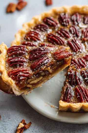 Vegan pecan pie