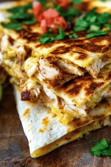 The Best Chicken Quesadillas