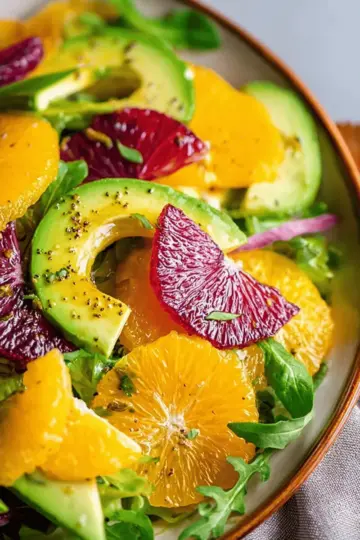 Navel Orange Salad with Avocado