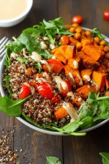 Sweet Potato Quinoa Bowl (Vegan!