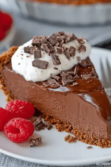 No-Bake Chocolate Cheesecake Pie