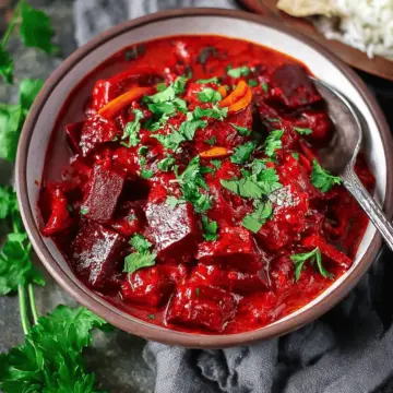 Easy Beetroot Curry