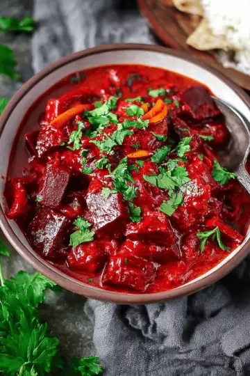 Easy Beetroot Curry