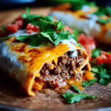Beef and Bean Burritos
