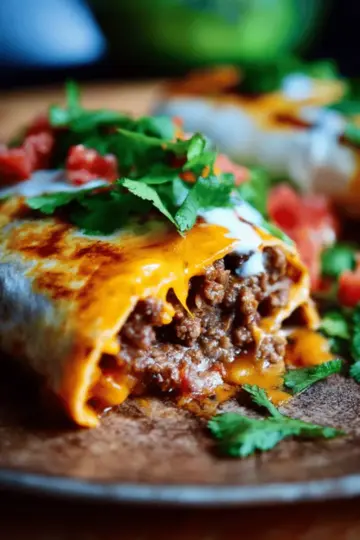 Beef and Bean Burritos