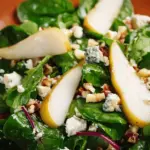 Mixed Greens with Pears and Goat Cheese