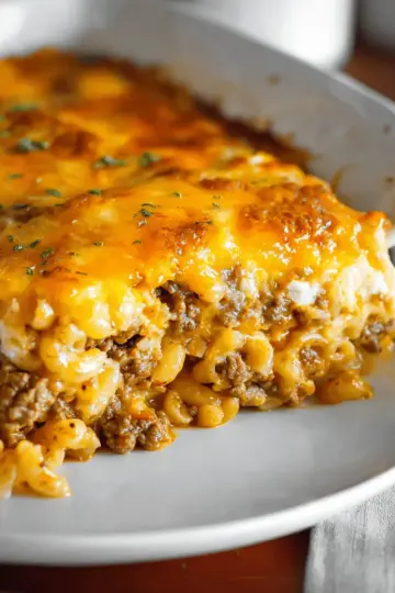 Cheeseburger Casserole