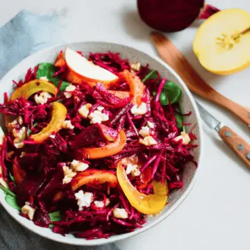 Beet Carrot Apple Salad Recipe