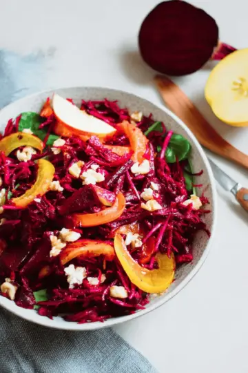 Beet Carrot Apple Salad Recipe