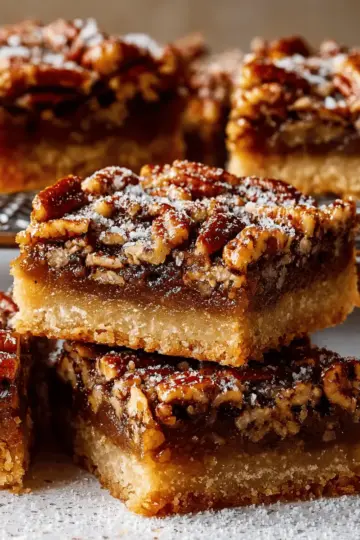 Spiced Pecan Pie Bars