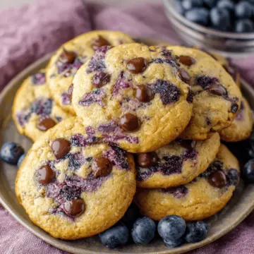 Blueberry Chocolate Chip Cookies