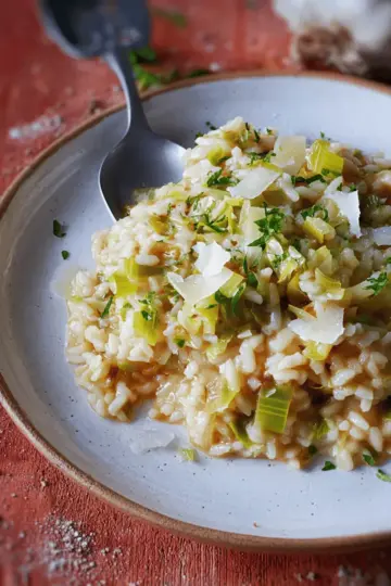 Creamy Leek Risotto
