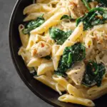 Chicken Alfredo with Spinach