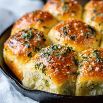 Garlic Herb Dinner Rolls
