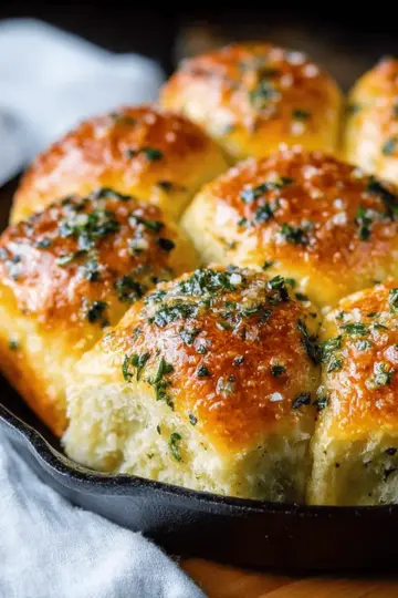 Garlic Herb Dinner Rolls
