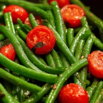 Green Beans with Cherry Tomatoes