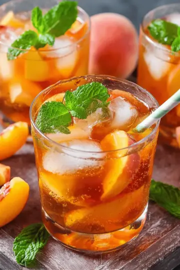 Southern Brewed Ginger Peach Sweet Iced Tea Recipe