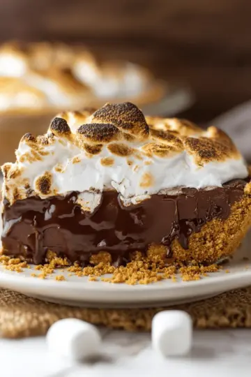 S’mores Chocolate Pie