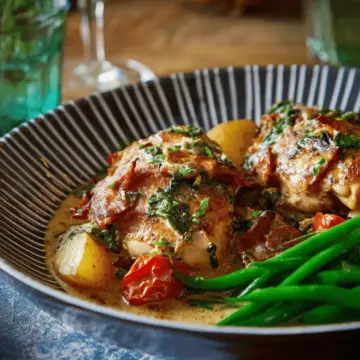 Slow cooker Tuscan chicken