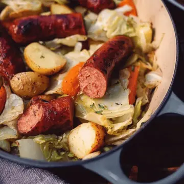 Sausage, Potatoes and Cabbage