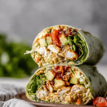 Avocado Chicken Wraps
