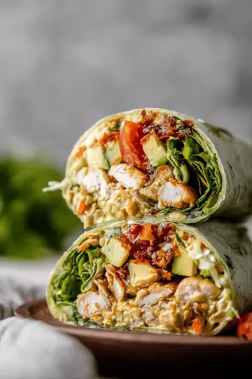 Avocado Chicken Wraps