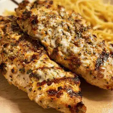 Grilled Garlic Parm Ranch Chicken