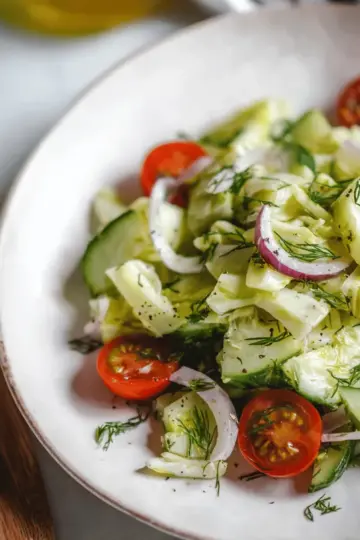 Fennel Cucumber Salad