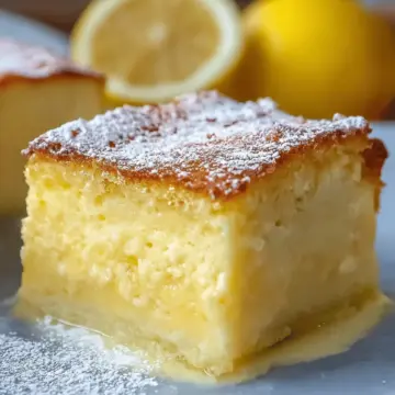Lemon Custard Cake
