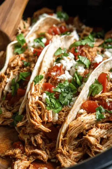 Crockpot Chicken Tacos