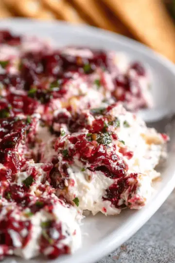 Cranberry-Jalapeno Cream Cheese Dip