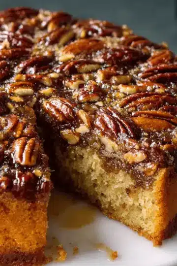 Pecan Upside-Down Cake