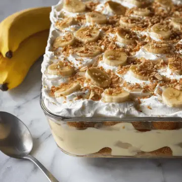 Easy No Bake Banana Pudding
