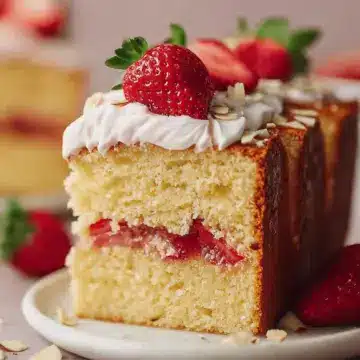 Strawberry Pound Cake