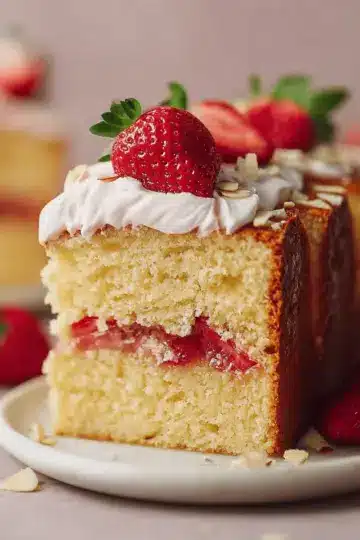 Strawberry Pound Cake