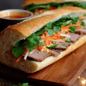Sandwich banh mi et mayonnaise épicée