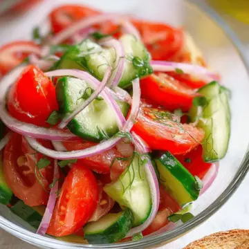Cucumber tomato onion Salad