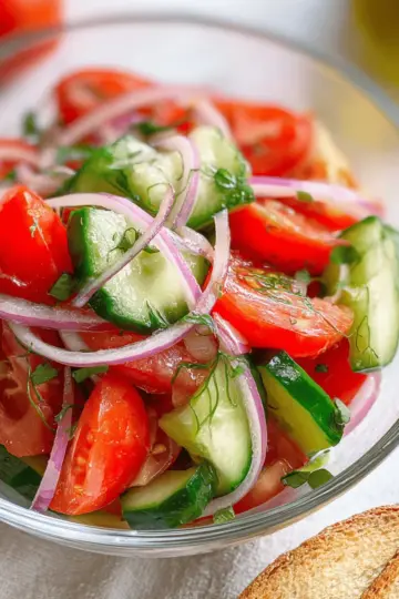 Cucumber tomato onion Salad