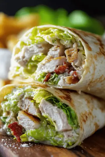 Chicken Caesar Wraps