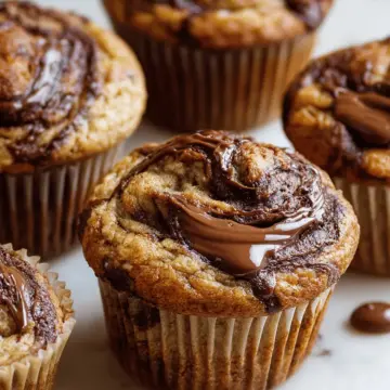 Banana Nutella Muffins