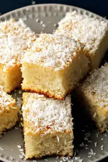 Coconut Milk Snack Cake