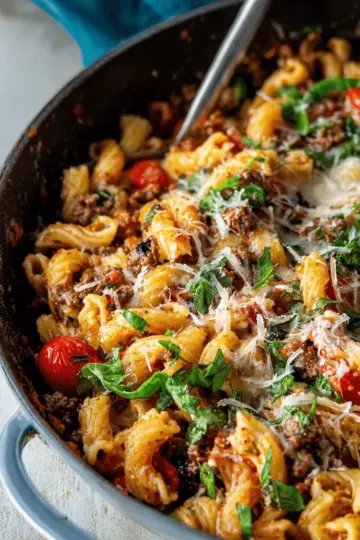 Ground Beef Pasta Skillet