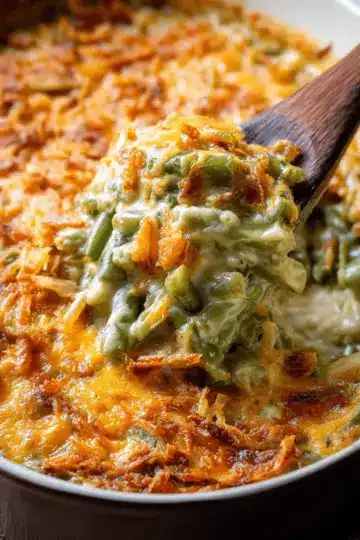The Best Cheesy Green Bean Casserole