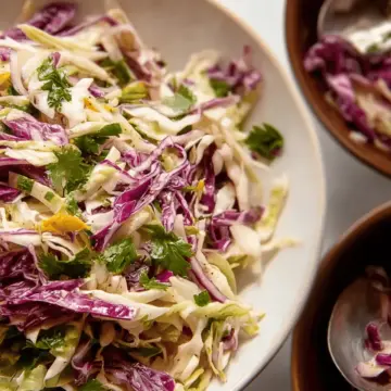 Cabbage Salad with Lemon-Garlic Vinaigrette