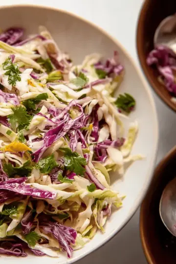 Cabbage Salad with Lemon-Garlic Vinaigrette