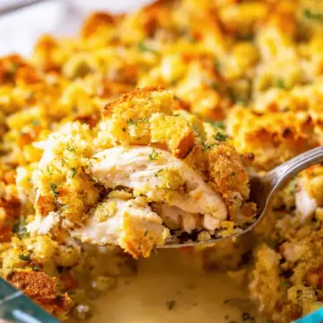 Chicken and Stuffing Casserole