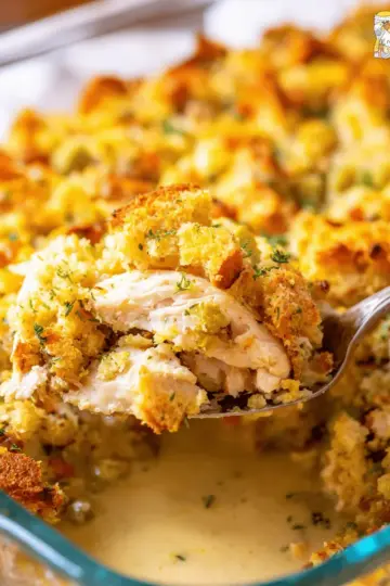 Chicken and Stuffing Casserole
