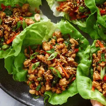 Thai Chicken Lettuce Wraps