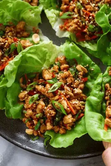 Thai Chicken Lettuce Wraps