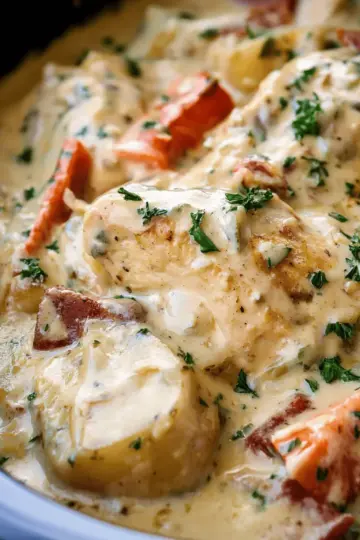 Crock Pot Creamy Ranch Chicken